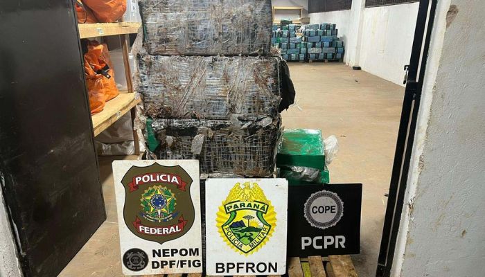  PMPR apreende mais de 1,1 tonelada de drogas durante Operação Diakopí IV